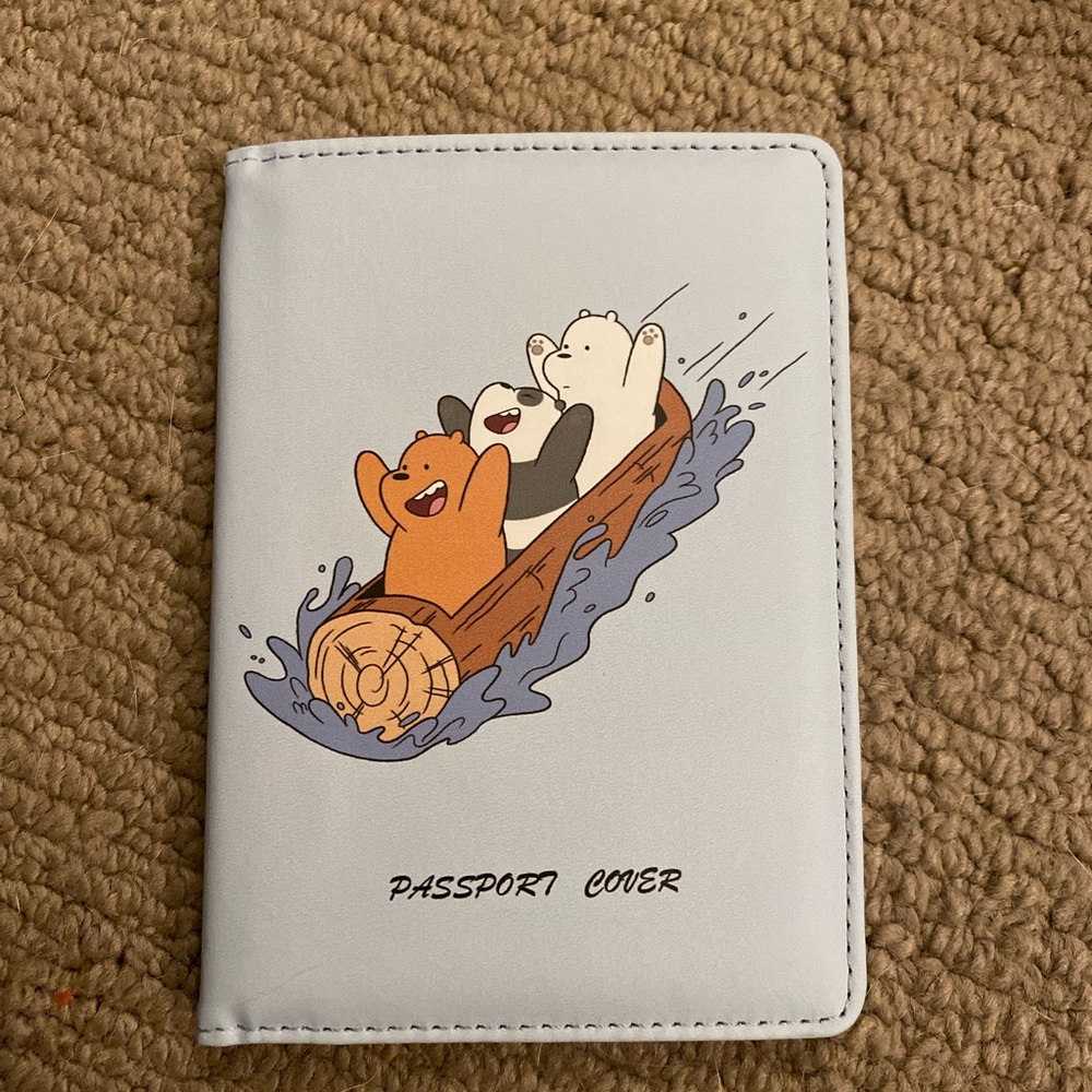 We Bare Bears passport holder
